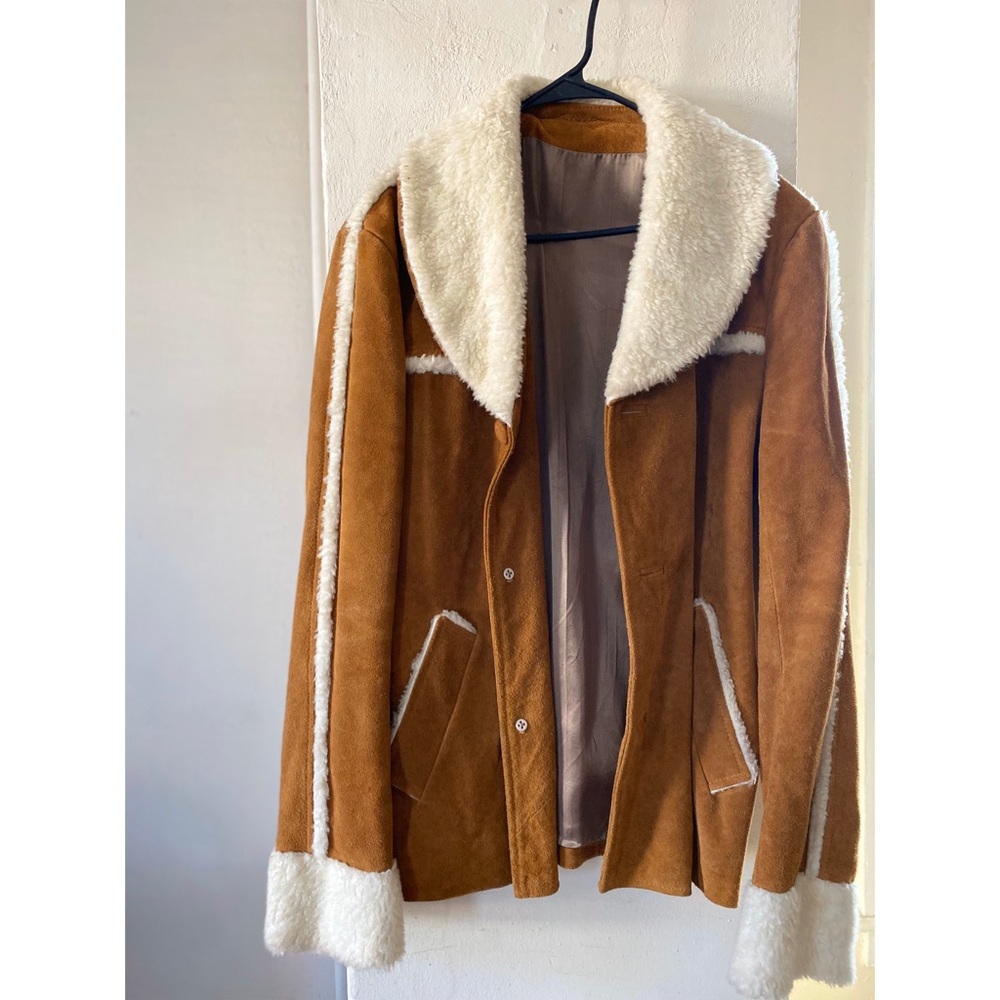 Suede and Shearling Penny Lane Jacket